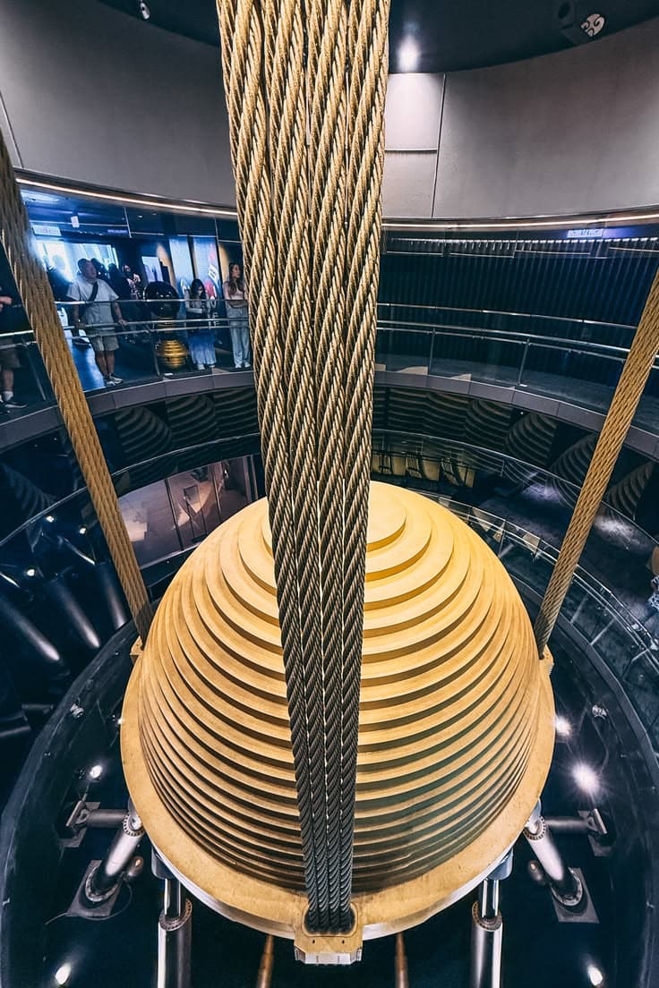 Tuned mass damper interior